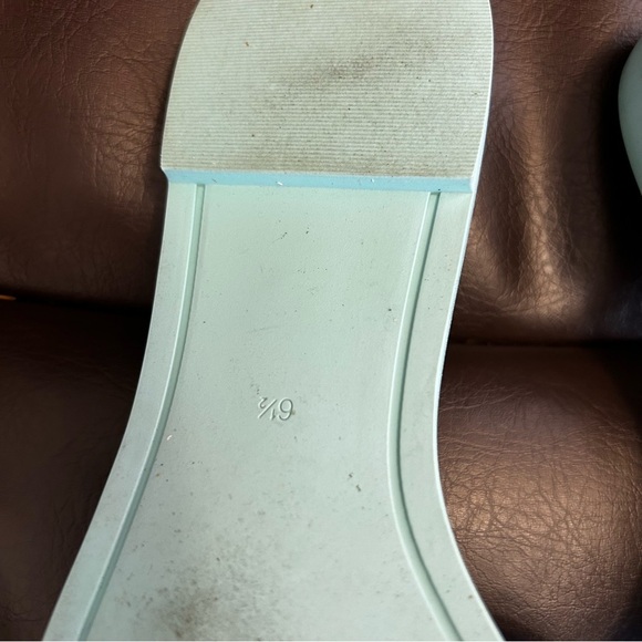 Tory Burch Everly Slides Gradient Ombre Blue Green Size 6.5 - Picture 3 of 4